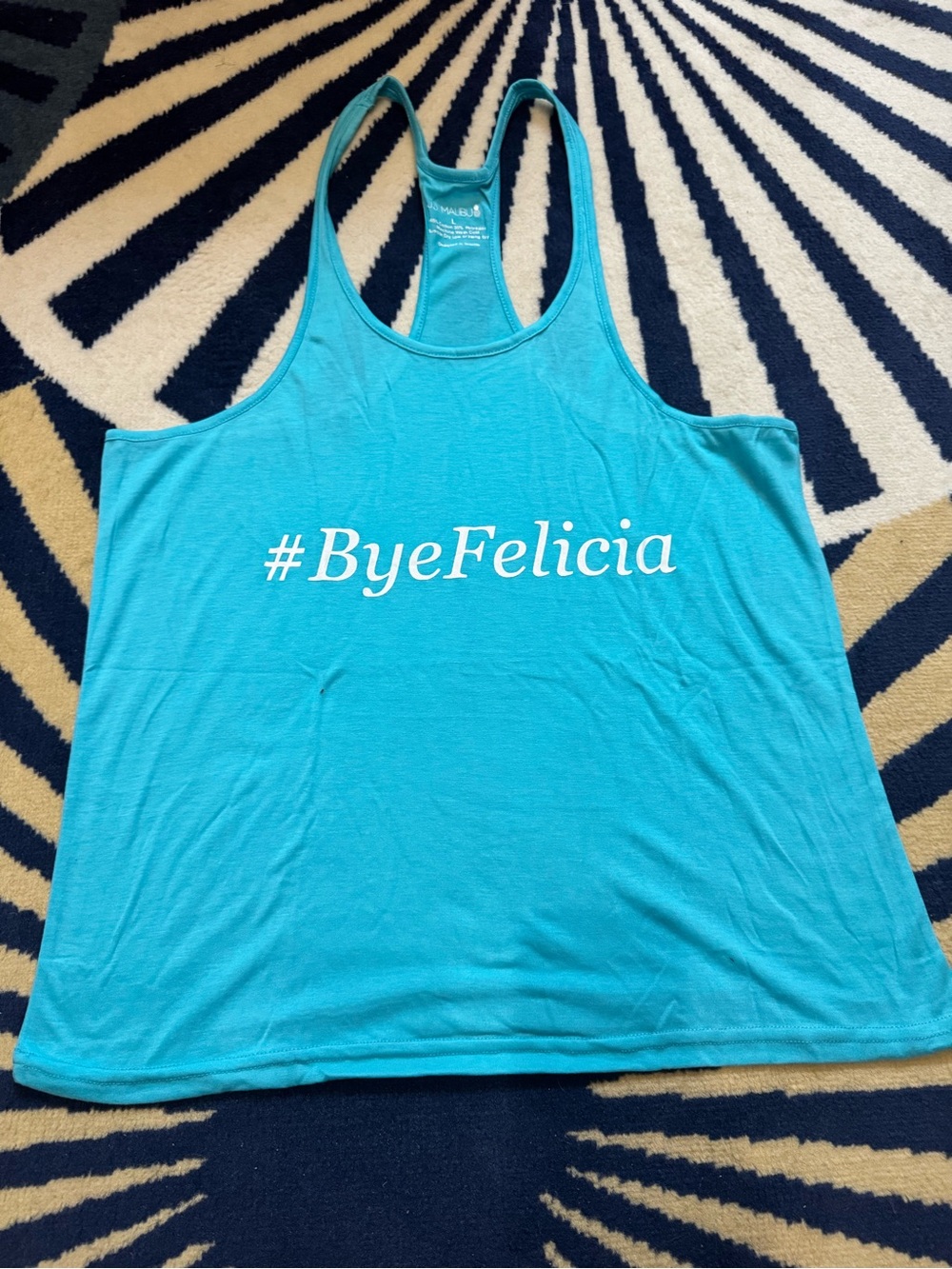 #ByeFelicia Men's Racerback Tank Top - Turquoise